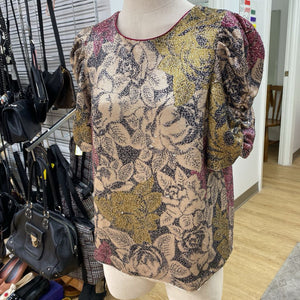 Anthropologie matte sequin top 8