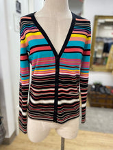 Load image into Gallery viewer, Escada striped knit cardi NWT S

