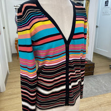 Load image into Gallery viewer, Escada striped knit cardi NWT S
