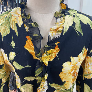St. John sport ruffle blazer M