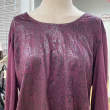 Load image into Gallery viewer, Gerry Weber coated snake print top NWT 16
