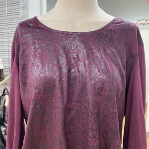 Gerry Weber coated snake print top NWT 16