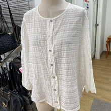 Load image into Gallery viewer, Cut Loose linen blend cardi M
