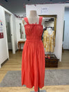 Gap smocked maxi dress XS