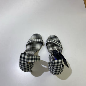 Mix No. 6 gingham heel sandals 8.5