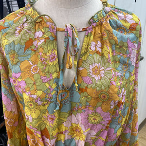 MUMU floral dress M NWT