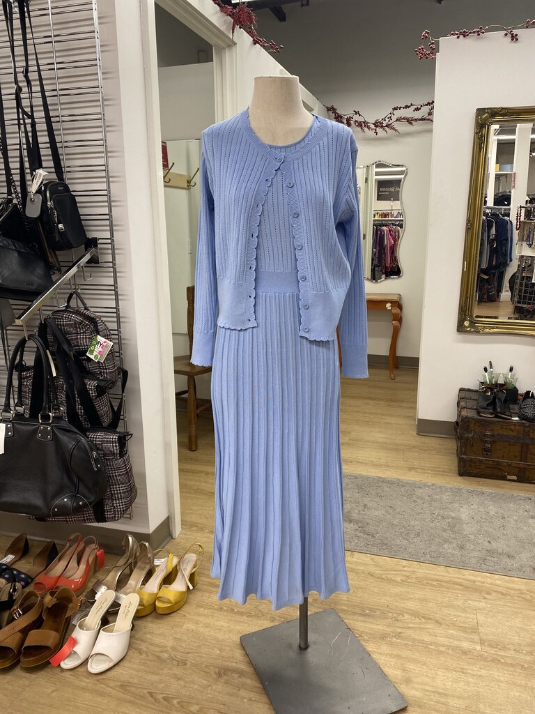 Solitaire knit dress set L