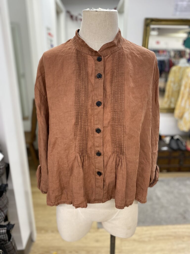 Maiwa linen top S
