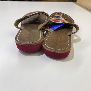 LaidBack London handmade beaded sandals 37