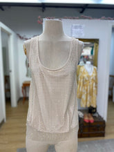 Load image into Gallery viewer, Sunday in Brooklyn mesh/rhinestones overlay top S
