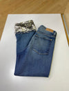 Seven for All mankind sequin cuff jeans 28