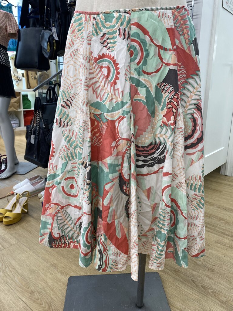 Elie Tahari silk/cotton skirt 12