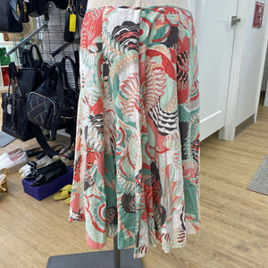 Elie Tahari silk/cotton skirt 12