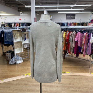 Banana Republic knit linen cardi M