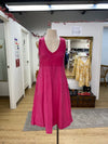 Melanie Lyne ribbed/linen blend dress S