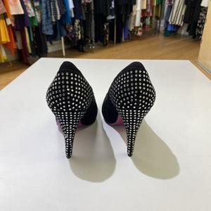 Town Shoes x Barbie suede heels 8