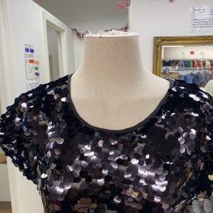 Armani Exchange sequin top M NWT