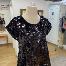 Load image into Gallery viewer, Armani Exchange sequin top M NWT
