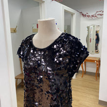 Load image into Gallery viewer, Armani Exchange sequin top M NWT
