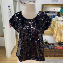Load image into Gallery viewer, Armani Exchange sequin top M NWT
