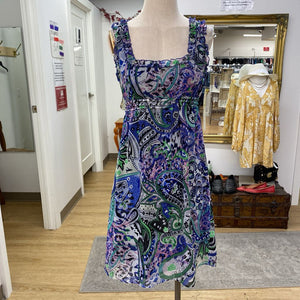 Lapis paisley dress NWT M