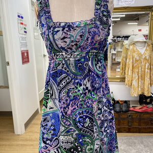 Lapis paisley dress NWT M