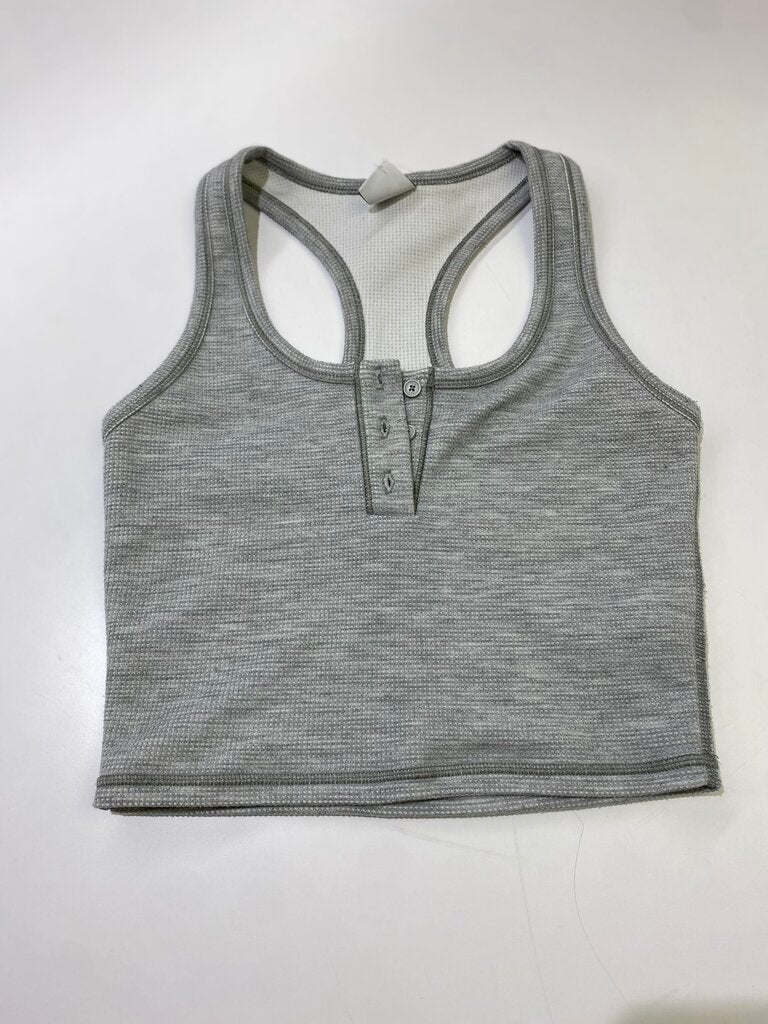 TNA waffle knit crop top XS