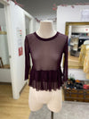 Out from Under sheer mesh top S