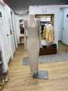 Pieces knit ribbed maxi dress XL