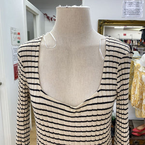 Pieces knit ribbed maxi dress XL