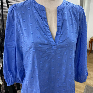 Kaffe embroidered hearts popover 34
