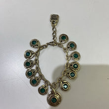 Load image into Gallery viewer, Uno de 50 multi blue stone charms bracelet
