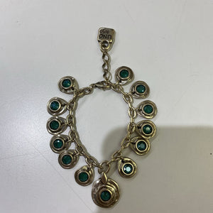 Uno de 50 multi blue stone charms bracelet