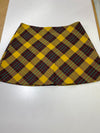 Zara plaid mini skirt L