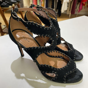 Alaia woven edge sandals 39