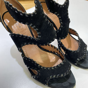 Alaia woven edge sandals 39