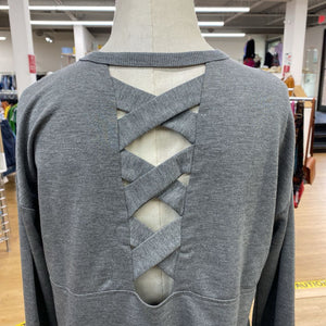 Grey cross back