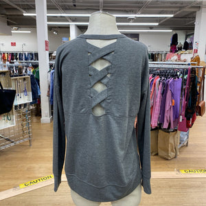 Grey cross back