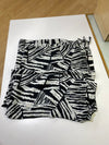 Black White scarf