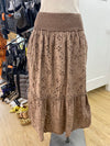 Bailey44 eyelet midi skirt S