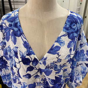 H&M floral eyelet dress NWT XL