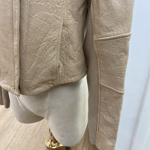 Vince leather/knit jacket M