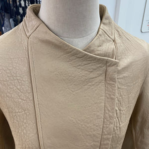 Vince leather/knit jacket M