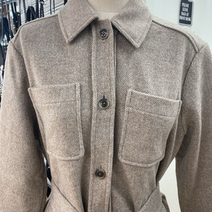 RW&CO wool blend light coat NWT S