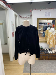 Tristan velvet top XS