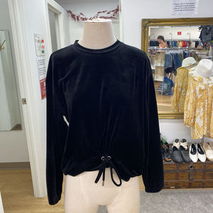 Tristan velvet top XS