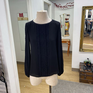 White House Black Market lace detail top NWT 0