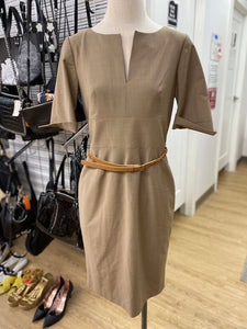 Sandra Angelozzi lined wool blend dress 36