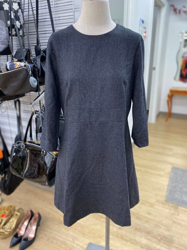 & Other Stories lined wool blend dress 12