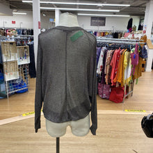 Load image into Gallery viewer, Zara metal fibre zip up top L
